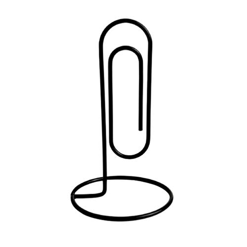 Stobok Base Memo Clip, 5Pcs Creative Large Desktop Note Holder Diy Multi- Hand Account Daily Use Clip Paper Clip Black |2.95 X 2.95 X 5.12 Inches #TOP6