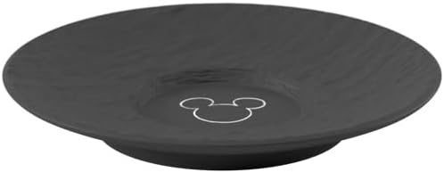 Villeroy & Boch Manufacture Rock – Mickey Mouse – Espresso Saucer, Black, Dishwasher-Safe & Microwave-Safe, Distinctive Slate Look with Disney Mickey Mouse Chalk Decoration, Premium Porcelain