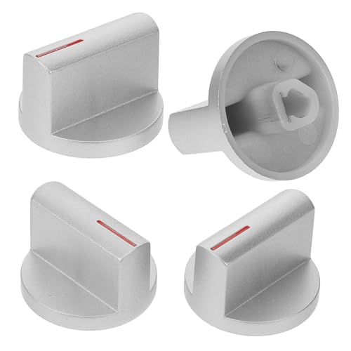 GANAZONO 4 piezas Perillas de Estufa de Gas Duraderas Diseño Ergonómico Antideslizante Accesorios para Cocina Gas de Control Preciso Grados