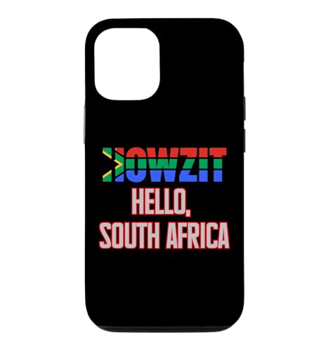 South Africa Fans Howzit Hello Flag Color Design Case for iPhone 12/12 Pro