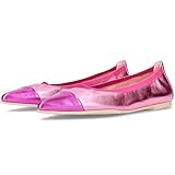 PrettyBallerinas Ella - Deluxe Ballerinas inspiriert von Ella Fitzgerald (Nappaleder in Metallic-Rosa - 37)