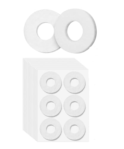 Image of Dr. JK- Felt Callus Pads, 72 pcs, White Round Callus Cushions for Feet, Adhesive Corn Cushions for Feet