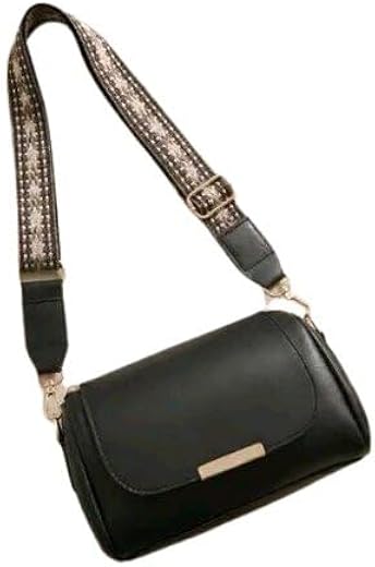 Modern Solid PU Sling Bag Single Compartment Compact Shoulder Bag for Women Daily Casual Travel Use
