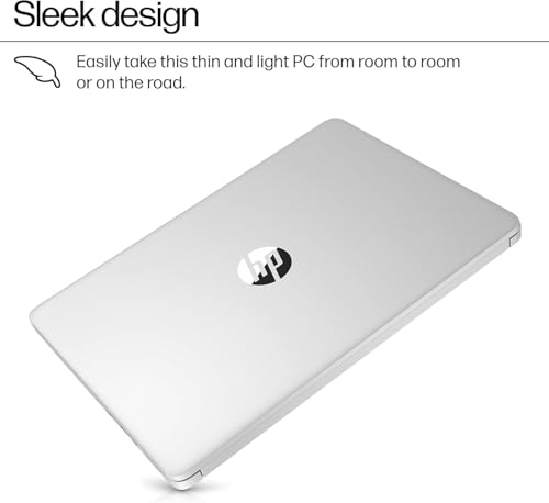 Image of HP 14 inch Chromebook with ChromeOS Flex | 8GB RAM, 64GB eMMC | Designed Purely for School and Work | Thin and Light | Game App Not Allowed | Snowflake White | No Mouse