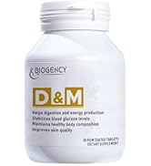 Biogency D&amp;M 1 Pack 30 Count Skincare Support Supplement - Helps Digestion and Energy Production ...