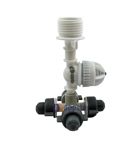Image of 10pcs 4-Way Fogger Assembly Complete 1 /2 inch Threaded with Anti-Drip Check Valve for Garden, Greenhouses, Mist Cooling, Stable & Poultry Farm - 10pcs
