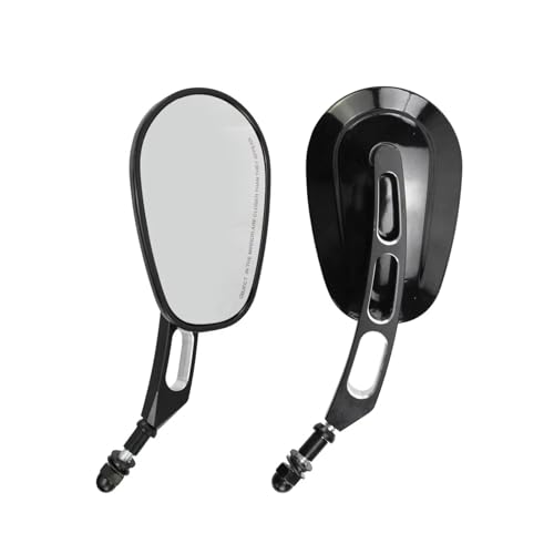 Espejos retrovisores de motocicleta negros para XR1200X y Superlow