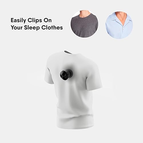 Ball for Side Sleep Posture - Calma Clip by Whole Nights, Sleep Aid for Back Snorers, Anti Snoring Device for Sleep Apnea, Attaches to Any Clothes and Keeps You in a Healthy Sleeping Position