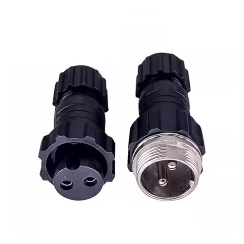 eufeifeiegds 5/20 �Z�b�g QL16 M16 �q�� Ip65 �I�X���X�h�b�L���O�p�l�������R�l�N�^ 2/3/4/5/6/7/8/9pin wefeiegds(Docking 2P,20 Sets)