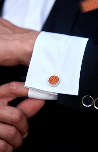 Image of HISDERN Mens Tie Set Classic Woven Ties and Pocket Square Cufflinks Set Formal Business Wedding Neckties Handkerchief