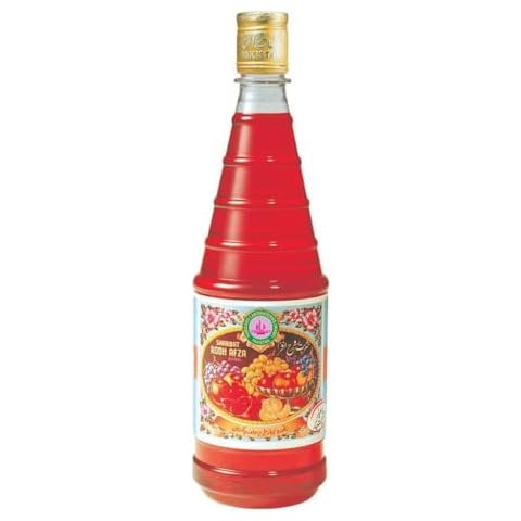 Hamdard Rooh Afza Sharbat Syrup, Rose, 25 fl.oz (Packaging may Vary) Cover