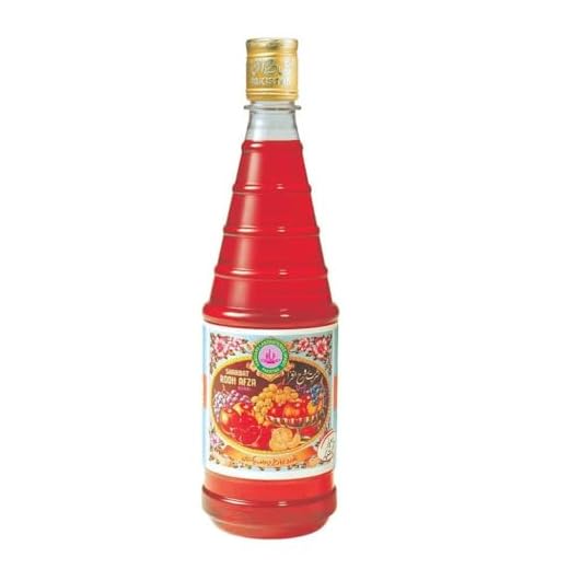Hamdard Rooh Afza Sharbat Sirup, Rose, 75 ml (Verpackung kann variieren)