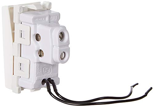 Image of Anchor by Panasonic Roma Urban Modular 66111 240 V Polycarbonate 1M 10AX One-Way Switch with Indicator (White)