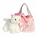 Aurora® Fashionable Fancy Pals™ Princess Kitty™ Tutu Stuffed Animal - Plush with Stylish Purse for Dress Up Fun - Perfect for Kids 3+ Years, Costumes, and Birthdays - White 7 Inches
