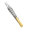 3 PCS German Stainless Gold Handle ADSON Tissue 1X2 Teeth +ADSON Brown+ADSON Dressing Forceps 4.75 FINESTRATED