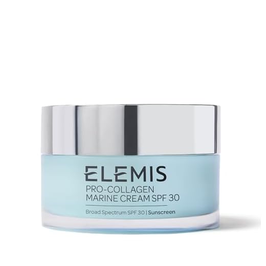 ELEMIS Pro-Collagen Marine Cream SPF 30 | Lightweight Anti-Wrinkle Daily Face Moisturizer Firms, Smoothes, Hydrates, & Delivers Sun Protection | 50 mL