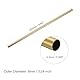 QUARKZMAN Messing Rohr 6mm AD 0.2mm Wand Dicke 250mm Länge Rund Schlauch Schläuche für Industrie Basteln Projekte