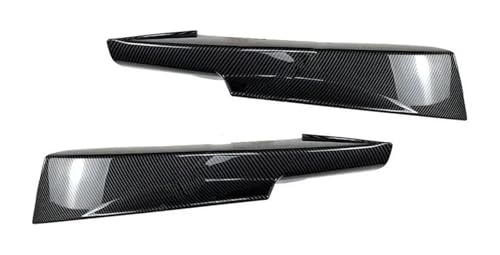 Lèvre avant pour BMW E90 E91 Lci aspect carbone - Finition exclusive Facelift Tech 2009-2012