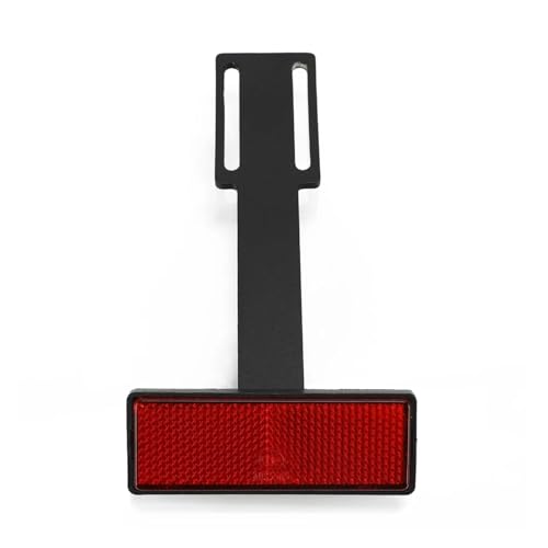 PortaMatrícula Piezas Soporte para Matrícula Motocicleta Reflector Trasero Extensible Reflector Advertencia Placa Reflectante para Motos Cross Soporte Matrícula