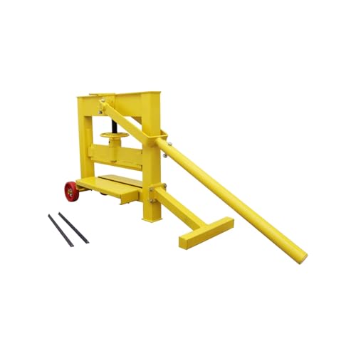 JARYANNIX Manual Paving Block Cutter 2.3-5.9 inch Thickness Pavers Tool Block Splitter Cutter 0-11.8 inch Width Paving Splitter Brick Cutting Tool with Wheels