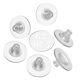 Diseño Universal: El diseño transparente permite que el tuercas pendientes levantadores combine con cualquier arete, el tuercas pendientes silicona elástico se puede doblar a voluntad, sin importar la forma que tengan sus aretes, este tuercas de silicona para pendientes se puede usar perfectamente.
