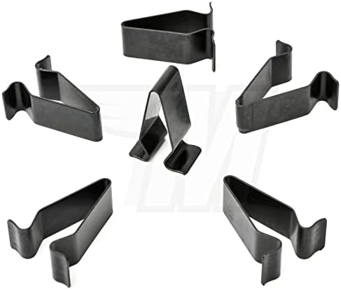 15x Innenverkleidung Befestigungs Metall Clip | 4B0867276A 