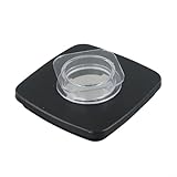 Tapa cuadrada de ABS negro para licuadora de repuesto para licuadoras Oster, parte de tapa de exprimidor resistente con sello hermético y diseño a prueba de fugas, compatible con modelos Oster