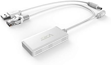 Vonets Mini Dual Band 2.4GHz/5GHz AC1200 WiFi Bridge/WiFi to Ethernet Convert/Hotspot Signal Range Cover with 1 RJ45 Male (10/100Mbps) USB/DC Powered for DVR/IP Camera VAP11AC