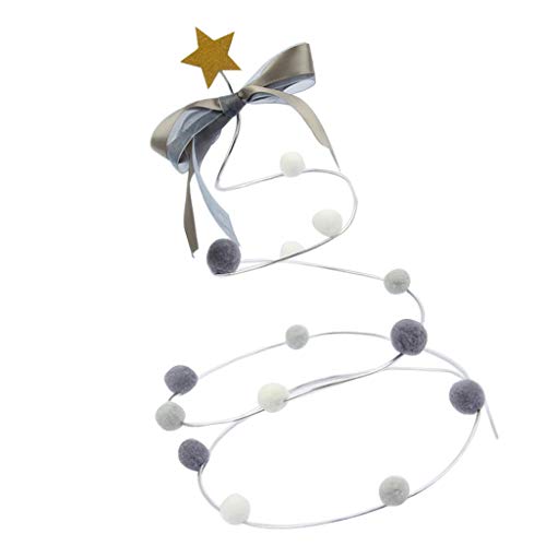 FLAMEER Cake Toppers First Cupcake Topper Cake Hairball Graduación Cake Topper - Negro, 15X10cm