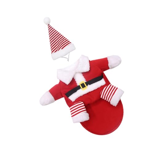 Disfraz de perro navideño COLLBATH talla 5XL rojo