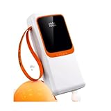 Carregador Power Bank 30000 Mah Portátil Turbo Carga Rápida Branco