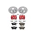 Power Stop KC5391 1-Click Performance Brake Kit with Caliper For Acura TSX 2011-2014, Honda Accord 2011-2012 [Model Specific]
