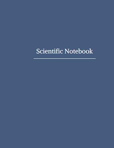 Scientific Notebook: Scientific research notebook, Master degree and postgraduate students, scientific graphing notebook,120 white pages, half graph 5 ... and half lined , 8.5 x 11 Inches - June, 2021