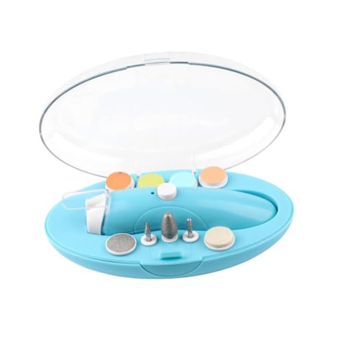 Vaguelly Kit Coupe-ongles Électrique Ponceuse à Ongles Multifonctionnelle Polisseuse à Ongles Électrique Kit De Manucure Coupe-ongles Pour Garçon Fille Et Animal De Compagnie