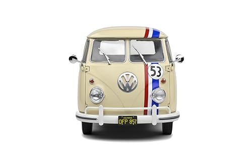 Solido Volkswagen T1 Pick UP Racer 53 Beige 1950 1:18 miniatura 2