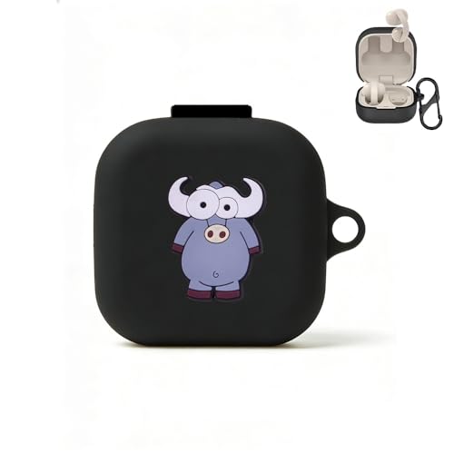 �\�j�[WF-LC900�p�̃P�[�X �J�o�[ �y�� �G�� ���� (����P�[�X+�J���r�i�j�t�� ���C�����X�C���[�z���P�[�X LinkBuds Clip�p�ی�J�o�[ �ϏՌ� �����h�~ �h�o �V���R���f�� (WF-LC900-12)