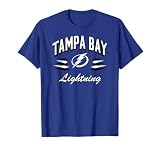 Tampa Bay Lightning Retro Diamond Blue Officially Licensed T-Shirt