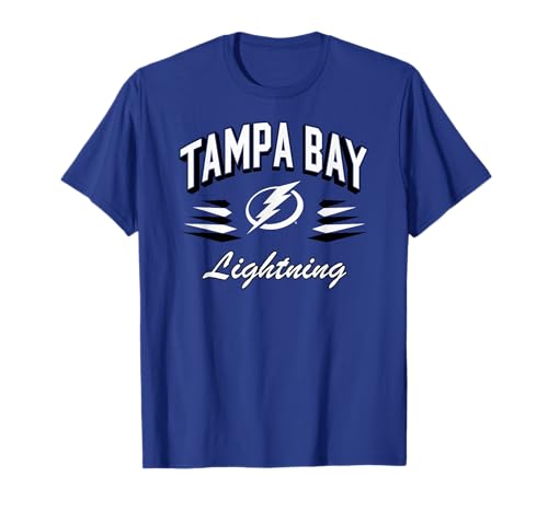 Tampa Bay Lightning Retro Diamond Blue Officially Licensed T-Shirt