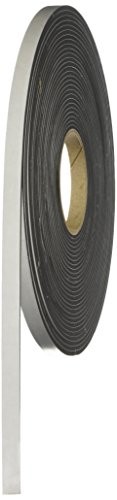 Sponge Neoprene Stripping with Adhesive 1/2 Inch Wide X 1/8 Inch Thick X 50 Feet Long