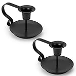Candle Holder, Taper Candle Stick Holder, 2 Pack Candle Stick Holder, Black Candlestick Holders