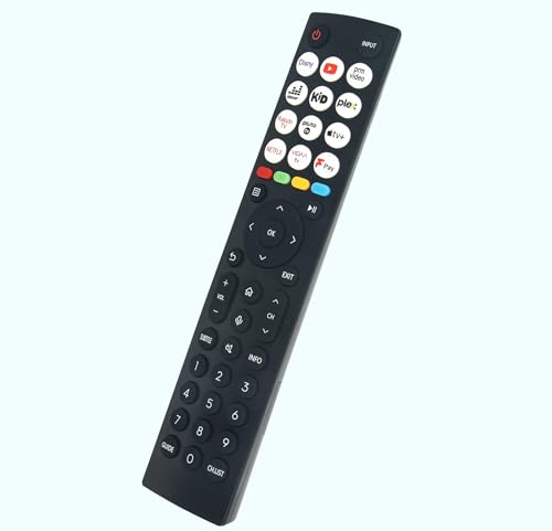 Mando a distancia de voz de repuesto ERF2K36, apto para Hisense UHD Smart TV 43A6KTUK 50A6KTUK 55A6KTUK 58A6KTUK 65A6KTUK 70A6KTUK 75A6KTUK 85A6KTUK Mini-LED Smart TV 55U6KQTUK 65U6KQTUK 65E7KQTUK