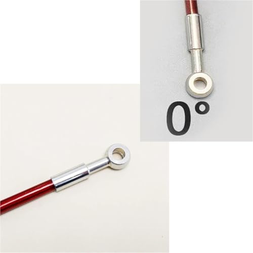 Flexible frein hydraulique tressé 160cm en acier haute performance - 5