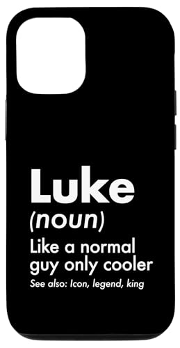 Luke Like A Normal Guy Only Cooler Legend King �t�@�[�X�g�l�[�� �X�}�z�P�[�X iPhone 12/12 Pro �p