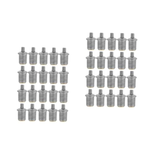 JECOMPRIS 2sets Wire Rope Locker Wire Clips for Cords Clamp for Wire Rope Outdoor Clips Heavy Duty Clips Clamp Small Clamps Wire Cable Clamps Wire Rope Clamp Wire Clamp Tool Silver 20pcs*2