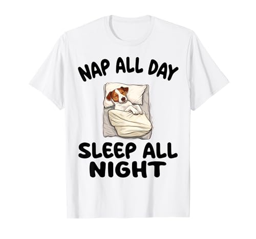 Lindo pijama de rata terrier para dormir todo el día Camiseta