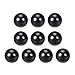Tool parts 10Pcs Thermoset Ball Knob M10 Female Threaded Machine Handle 32mm Diameter Black