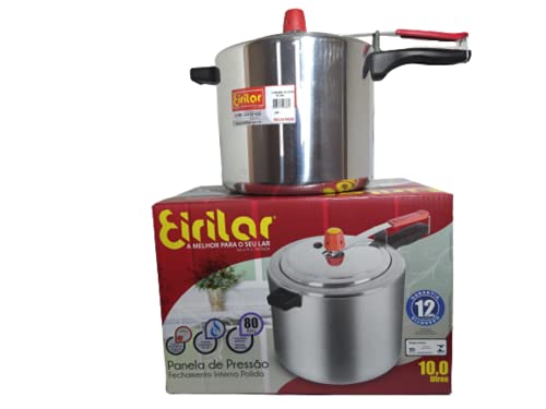 Panela de Pressão Eirilar 386 Polida 10L