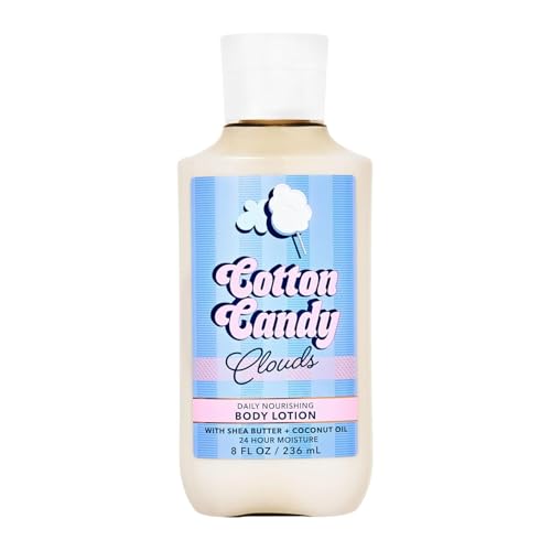 Bath and Body Works Super Smooth Body Lotion Sets Gift For Women 8 Oz (8 Fl Oz (Pack of 1) Cotton Candy)