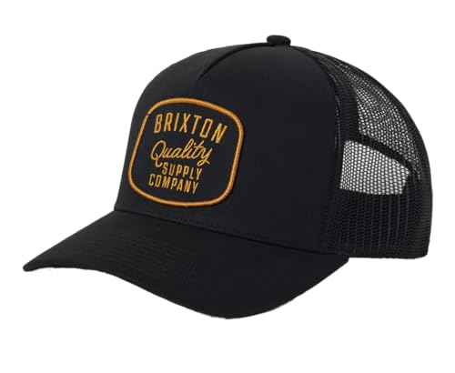 [ブリクストン] HUBAL C NP MP TRUCKER HAT スナップバック メッシュキャップ 帽子 メンズ レディース 12037 BLACK 26SP 日本代理店正規品