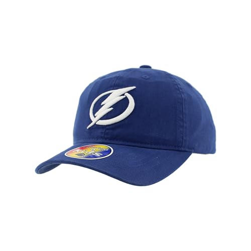 Tampa Bay Lightning NHL Officially Licensed Youth Adjustable Hat Scholarship Icon Team Color